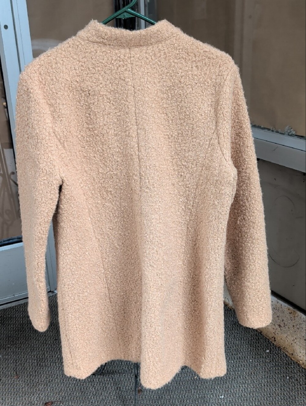 Carole Wren Tan Teddy Jacket with Button Front - Picture 5 of 5